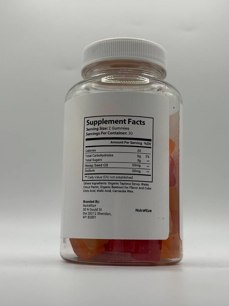 NutraRize Sera Relief Hemp Gummies Sleep Support - 120 Gummies - image 3