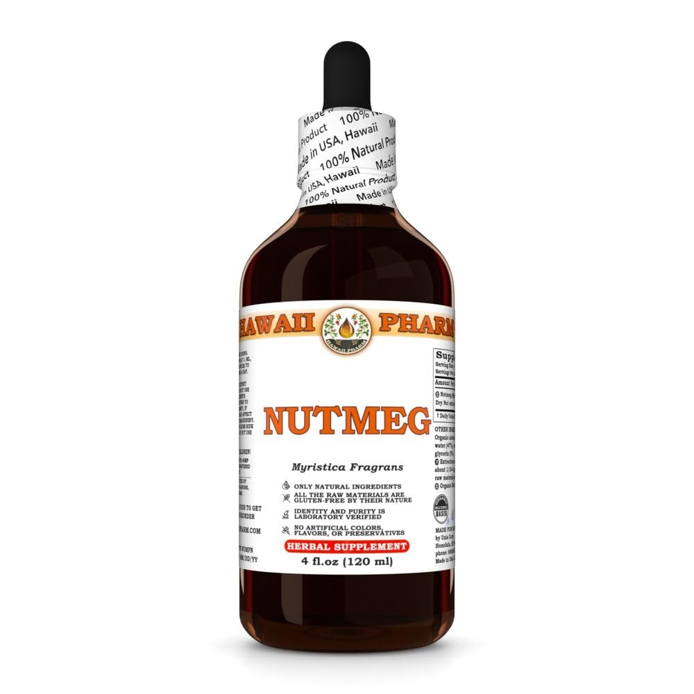 Hawaii Pharm Nutmeg Liquid Extract - 4 fl oz
