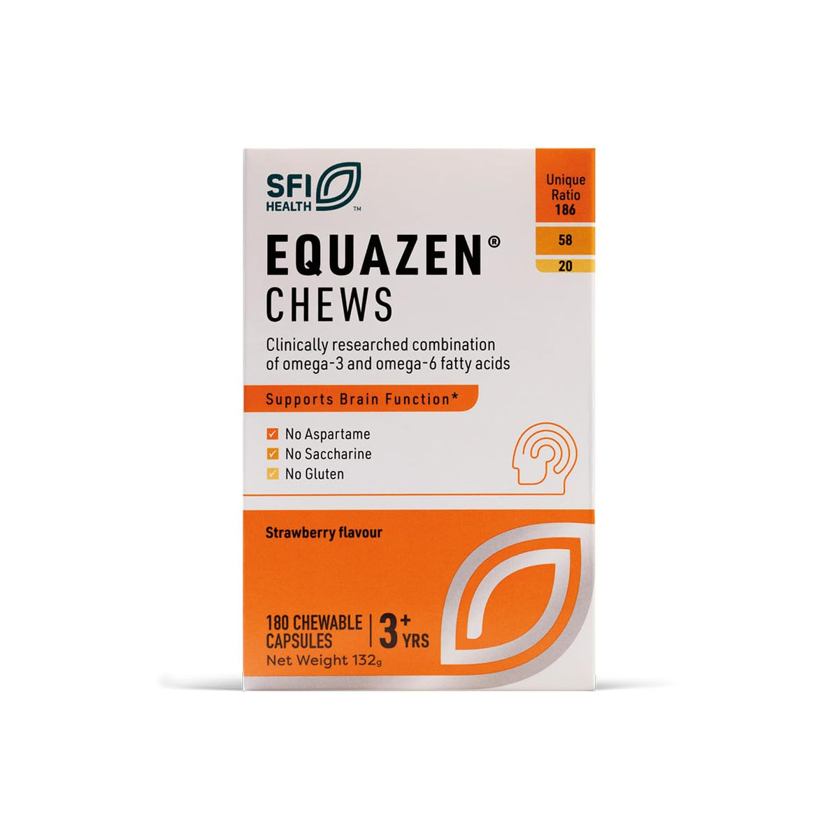 Equazen Eye Q Chews Omega-3 & Omega-6 - 180 Capsules