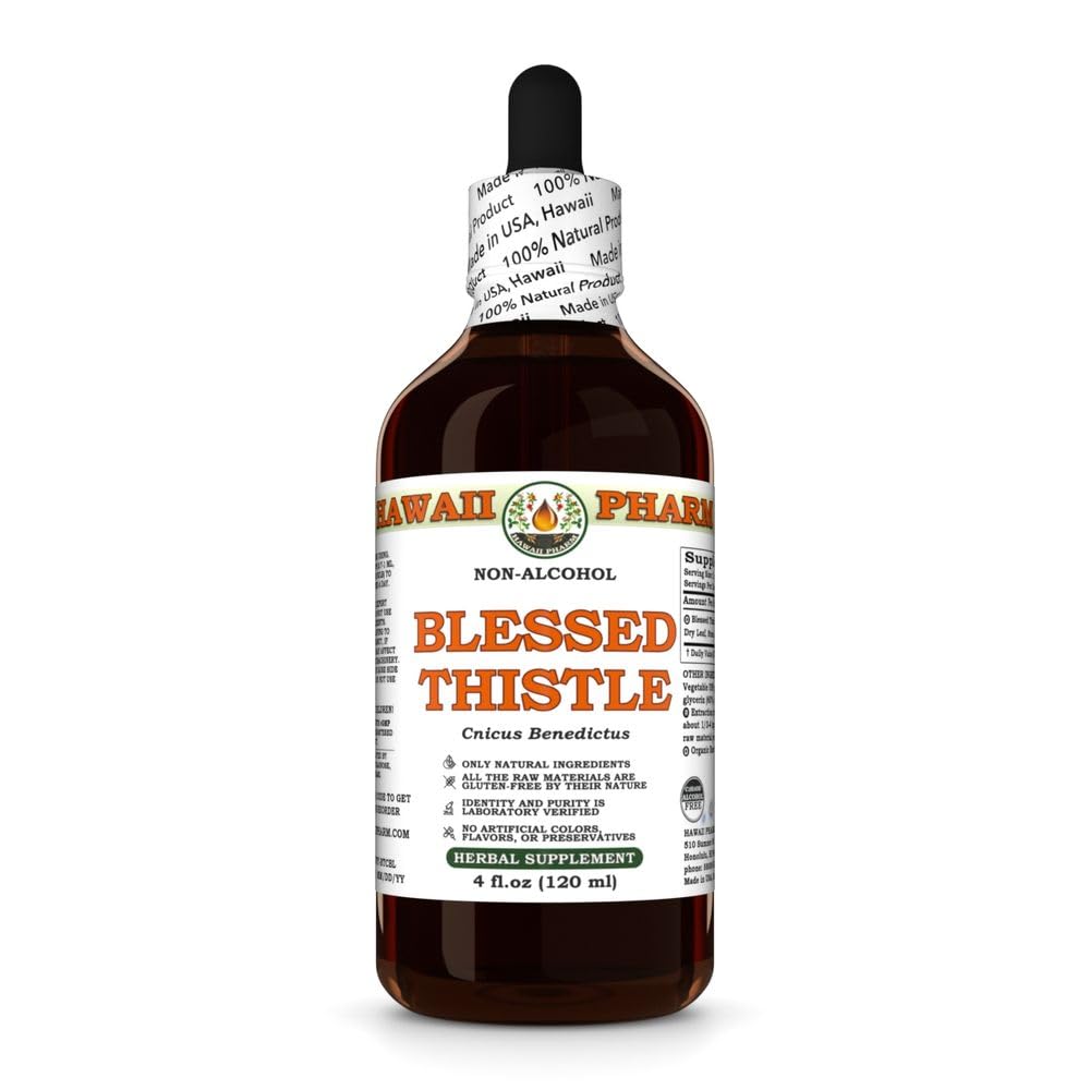 Hawaii Pharm Blessed Thistle (Cnicus benedictus) Leaf Alcohol-Free