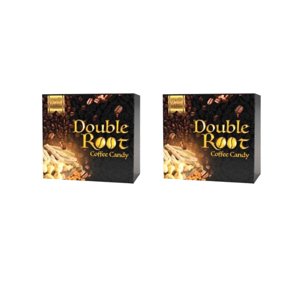 Double Root Instant Coffee Candy Energy Support - 2 Boxes