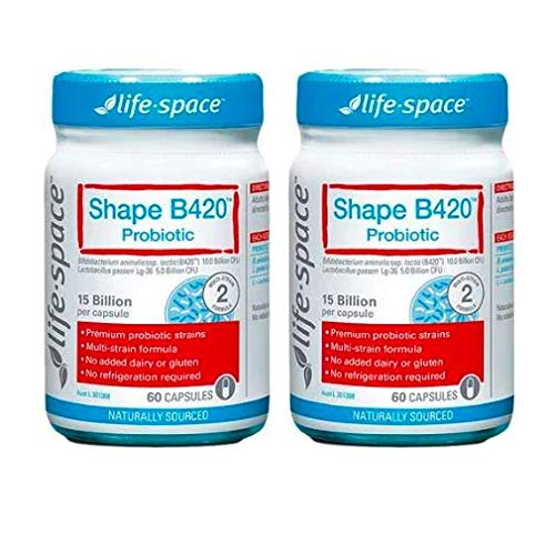 Life-Space Shape B420 Probiotic - 60 Capsules (2 Pack)