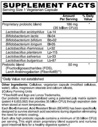 BariatricPal Prebiotic & Probiotic 35 Billion CFU Capsules - 30 Count - image 2