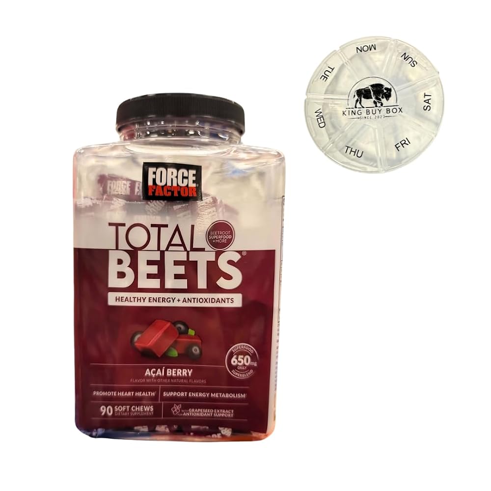 KING BUY BOX Total Beets Beet Root Soft Chews - 90 Count