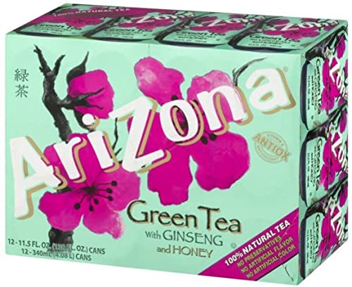MARL Arizona Green Tea with Ginseng and Honey - 12 Cans