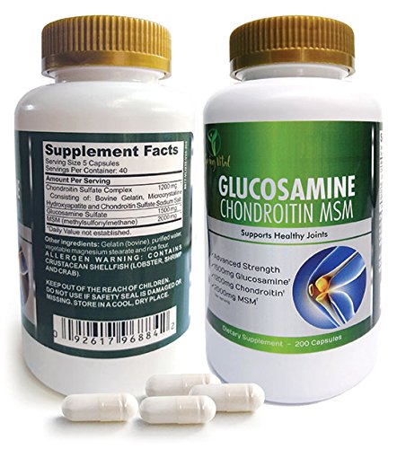 SPRING VITAL Glucosamine Chondroitin MSM Complex - 200 Capsules