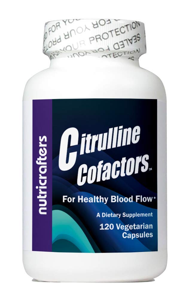 NutriCrafters Citrulline Cofactors Nitric Oxide Booster - 120 Capsules