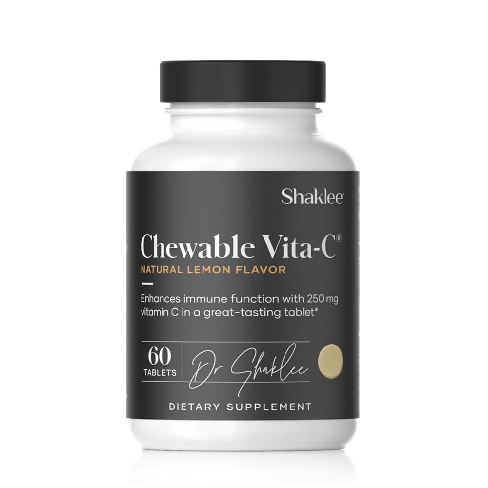 Shaklee Chewable Vita-C 250 mg Lemon Flavored Vitamin C - 60 Tablets