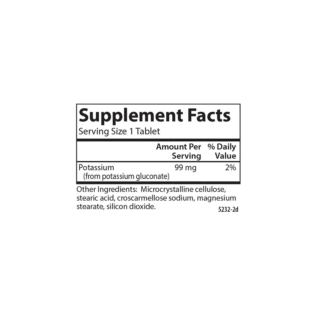 Carlson Potassium 99 mg Nerve Health - 250 Tablets - image 4