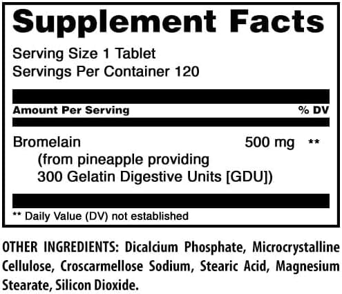Amazing Nutrition Bromelain 500 mg Tablets - 360 Count - image 2