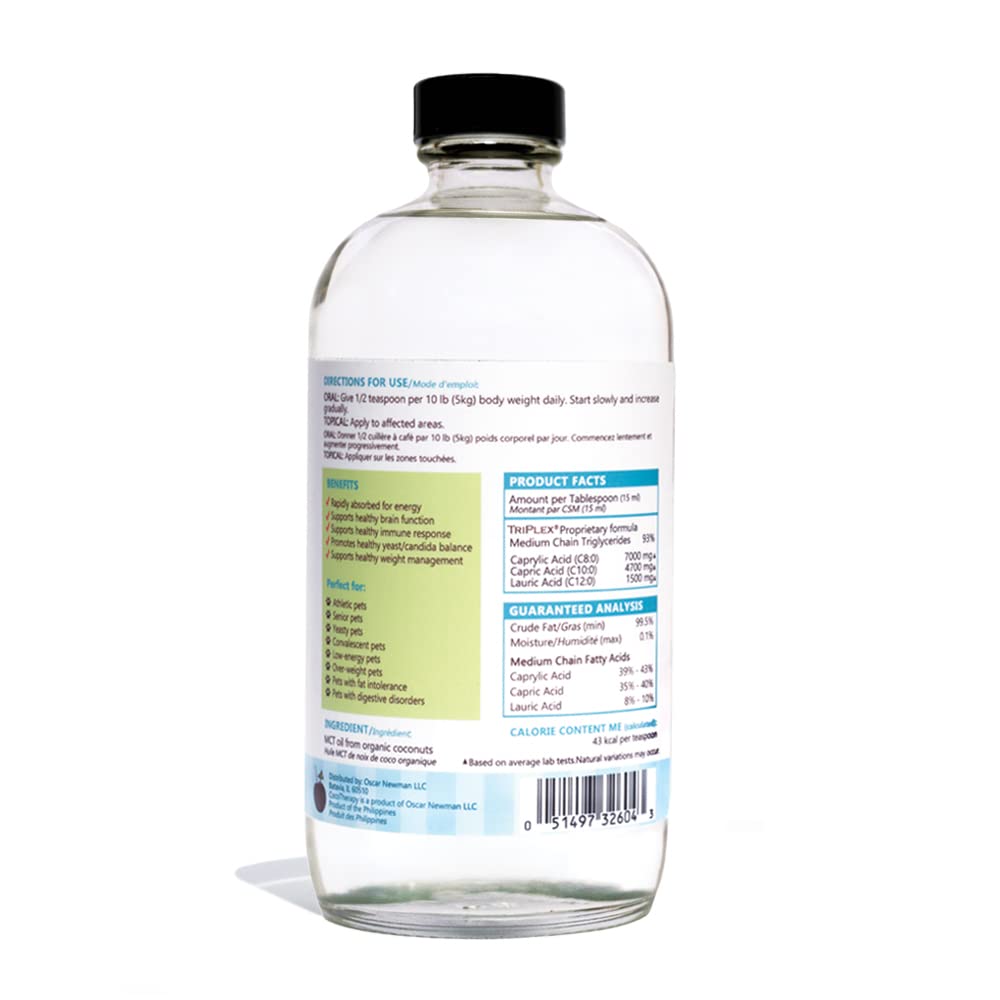 CocoTherapy Triplex MCT-3 Oil, 100% Pure Natural - 16 oz. - image 3