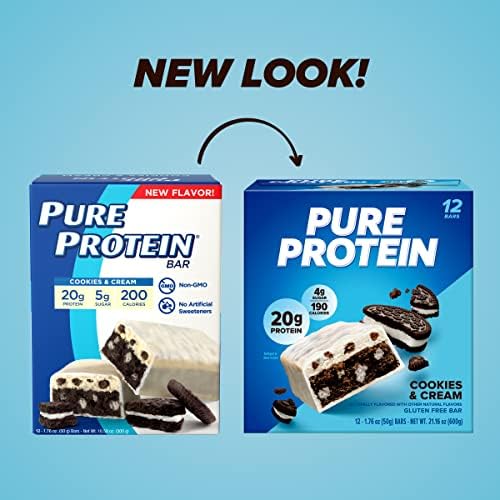 Pure Protein Bars, High Protein, Nutritious Snacks to Support Energy