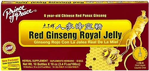 Prince Of Peace Red Ginseng Royal Jelly Energy Shots - 10 Bottles - image 2