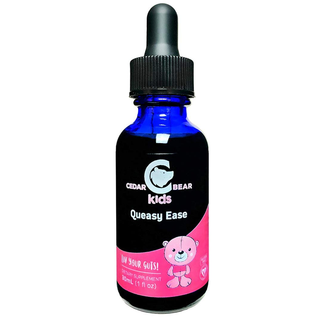Cedar Bear Queasy Ease for Kids Liquid Herbal Supplement - 1 Fl Oz