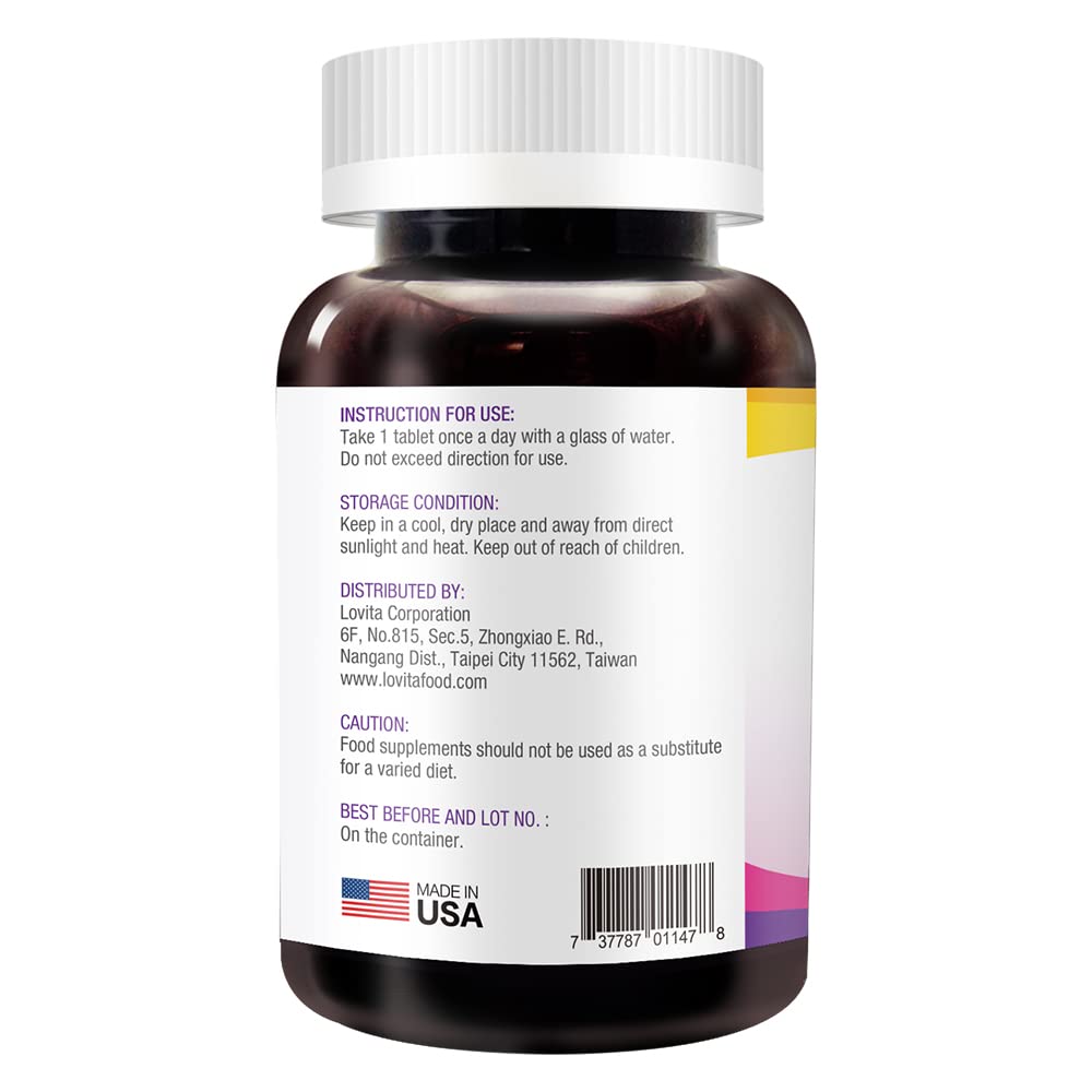 LOVITA Biotin 11,000 mcg - 384 Vegan Tablets - image 4