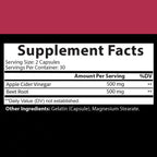 Angry Supplements Apple Cider Vinegar + Beet Root Powder Capsules - 120 Count - image 2