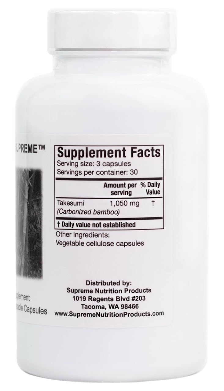 Supreme Nutrition Takesumi Supreme Activated Bamboo Charcoal - image 2