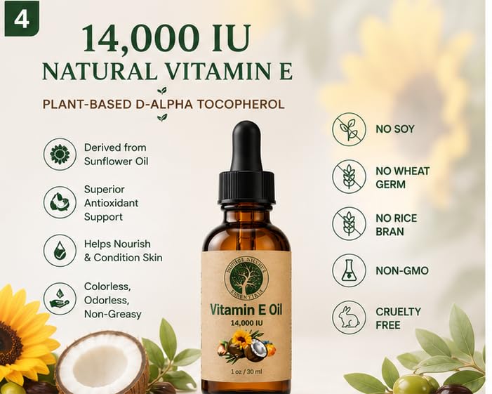 Mother Nature's Essentials Vitamin E Oil for Skin & Face - 2 oz - image 5
