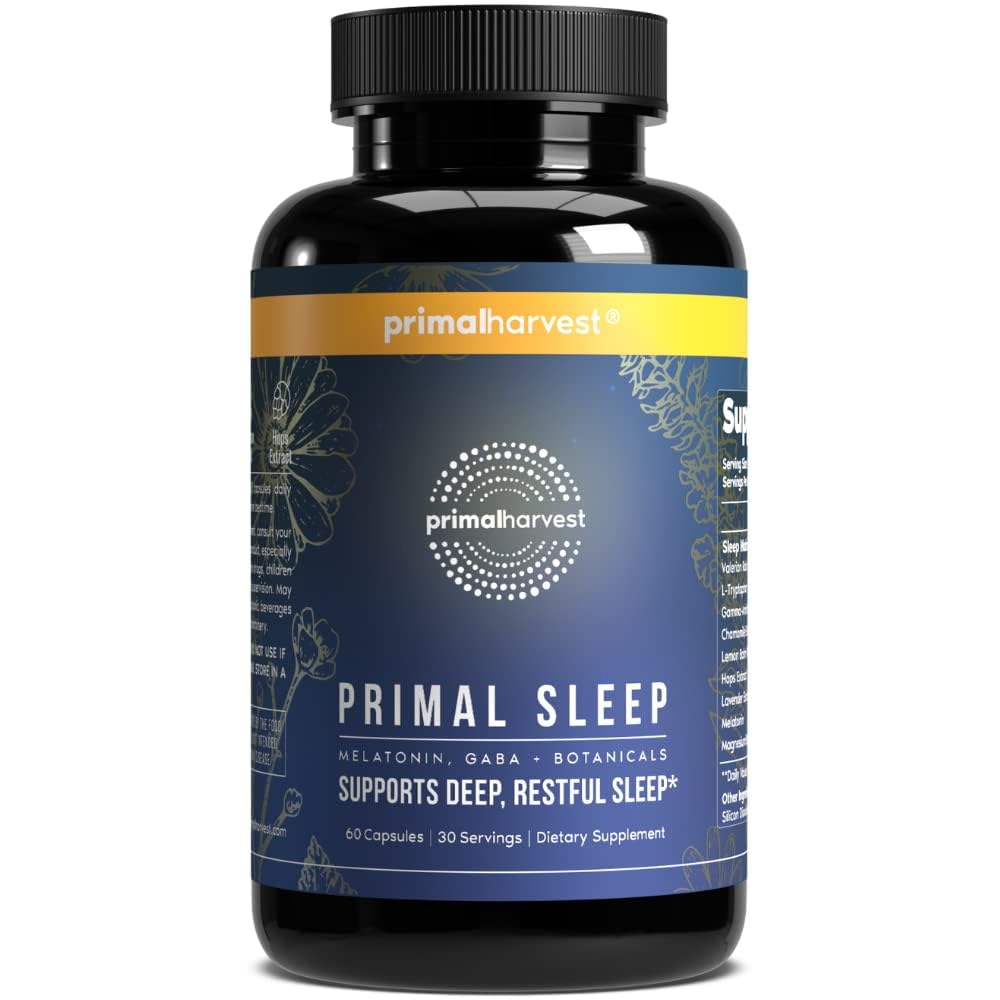 Primal Harvest Primal Sleep Support Supplement with Valerian Root
