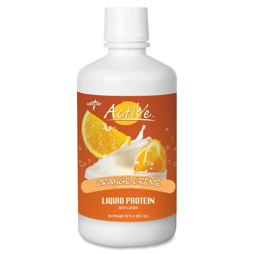 Medline Active Liquid Protein Nutritional Supplement Orange Cream - 128 Fl Oz - image 2