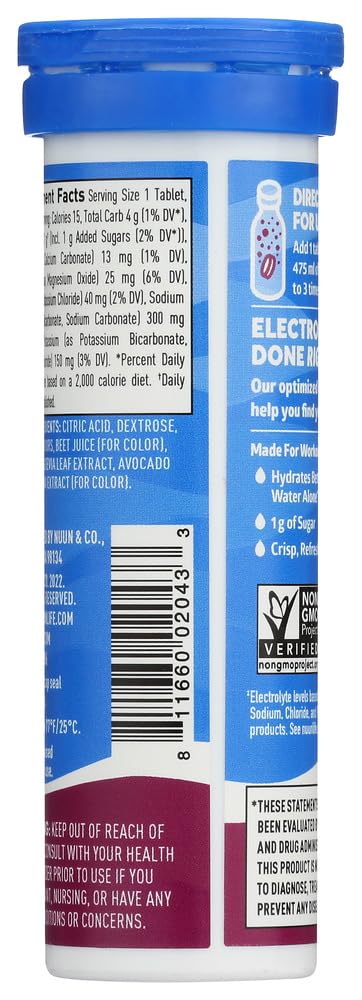Nuun Sport Tri Berry Electrolyte Tablets - 20 Count - image 3