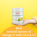 Hi Well Organic Evening Primrose Oil 1000mg - 200 Softgels (Pack of 3) - image 2