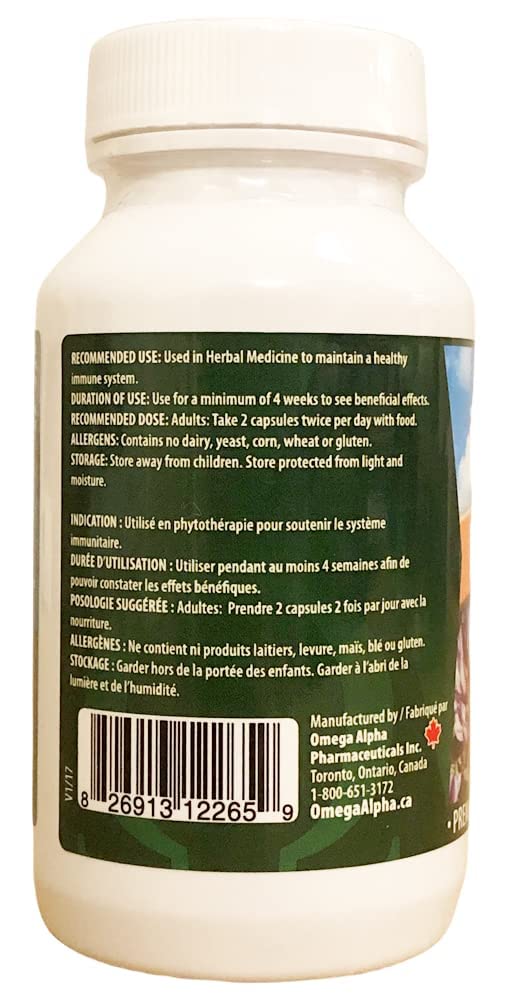 Omega Alpha Immunol Herbal Supplement - 60 Capsules - image 3
