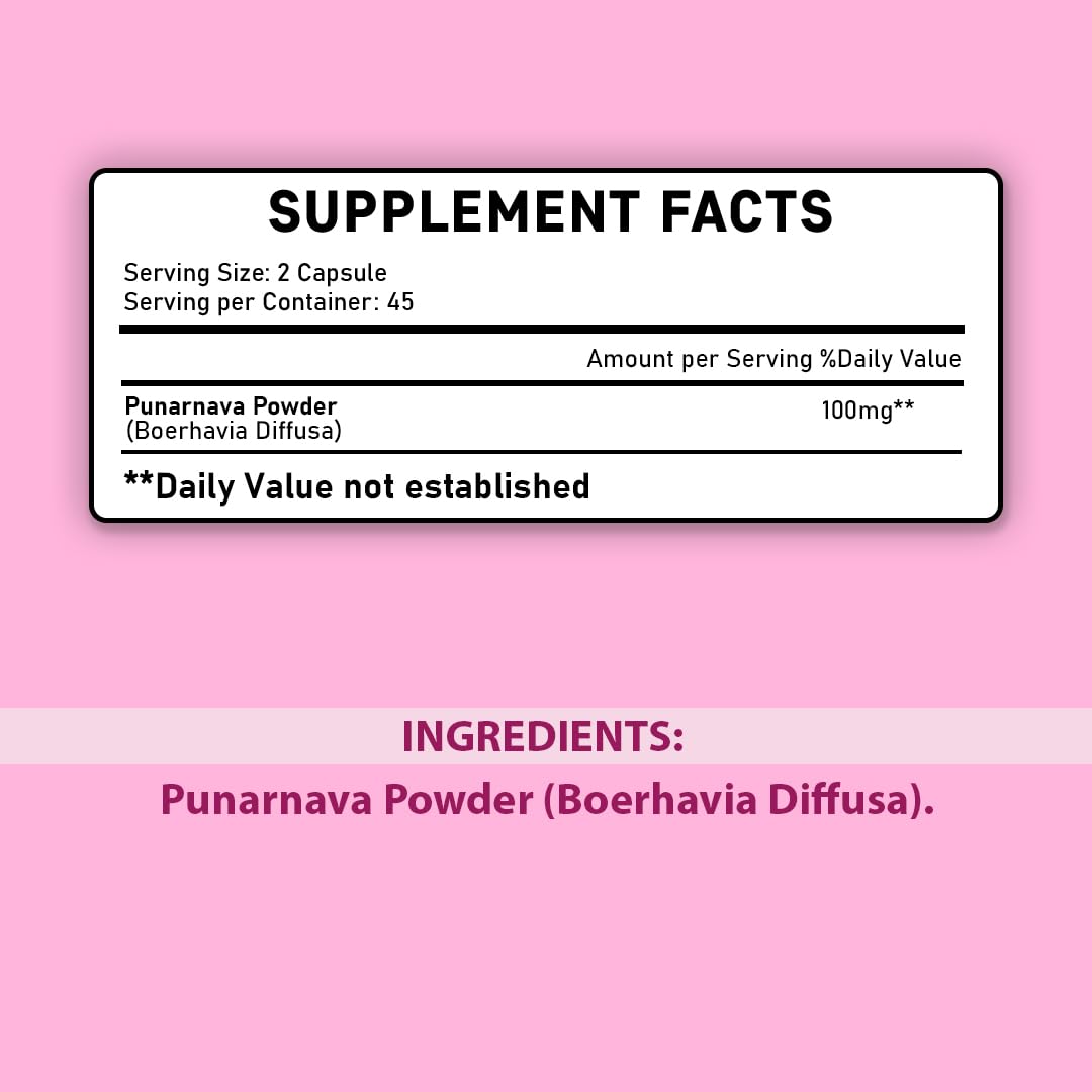 minature mi Nature Punarnava Tablets Herbal Supplement - 90 Tablets - image 2