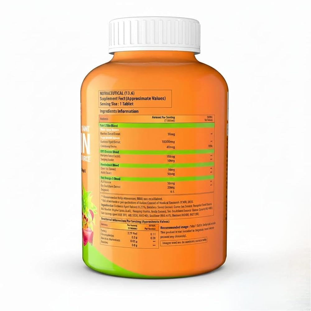 Plant Based Biotin 10000 mcg Tablets for Hair, Skin & Nails - 60 Tablets - image 3