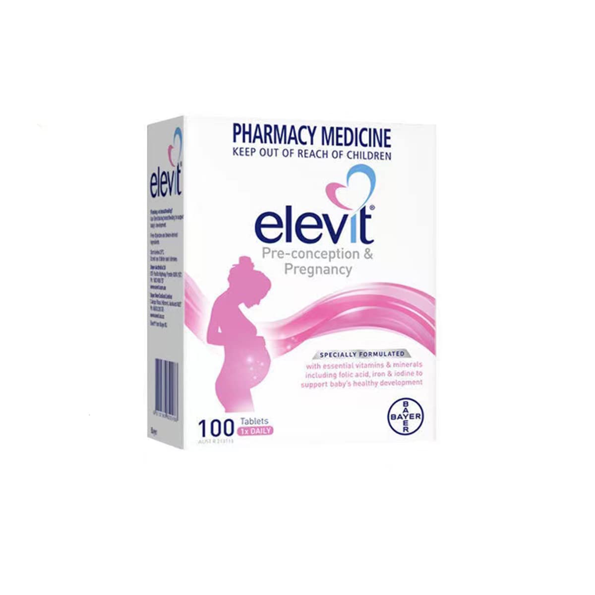Elevit Prenatal Multivitamin with Iodine - 100 Tablets