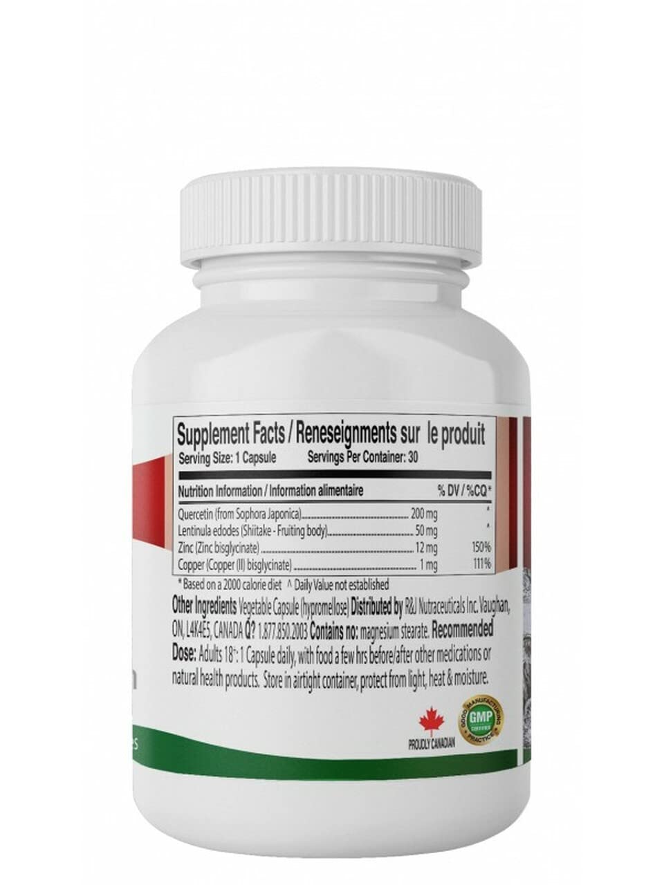 VitaTree Zinc Plus Quercetin - 30 Capsules - image 2