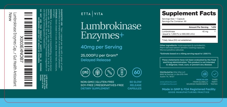 Etta Vita Lumbrokinase Variation Family_01