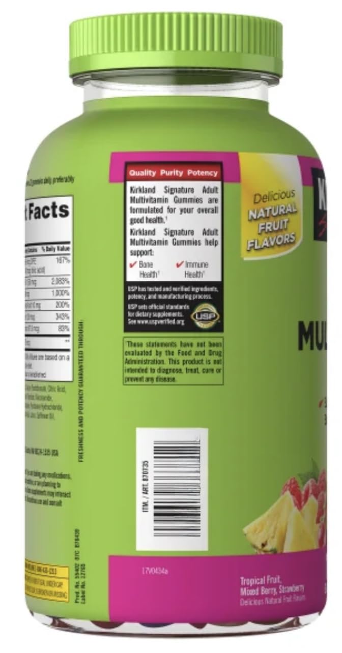 Kirkland Signature Adult Multi Gummies - 160 Count - image 4