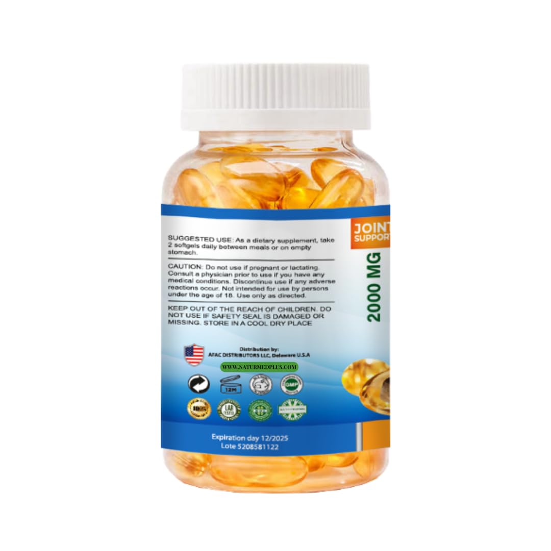 VITAMISAN Organic Omega 3 Ultra Pure Fish Oil Concentrate - 120 Softgels - image 3