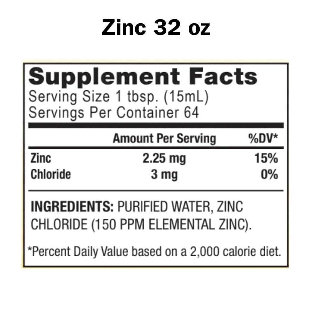 Complete H2O Minerals Zinc Liquid - 32 oz - image 6