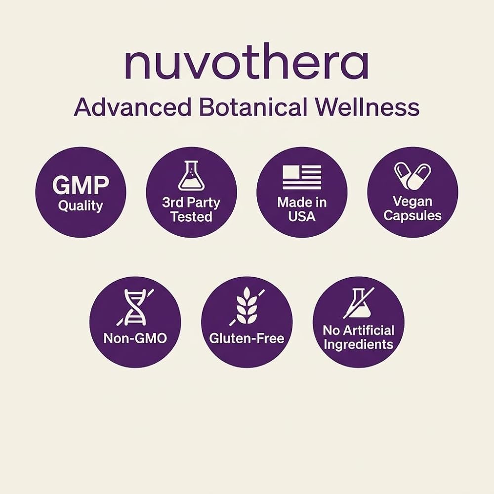 Nuvothera Super-Micronized Turmeric Curcumin Capsules - 60 Capsules - image 6