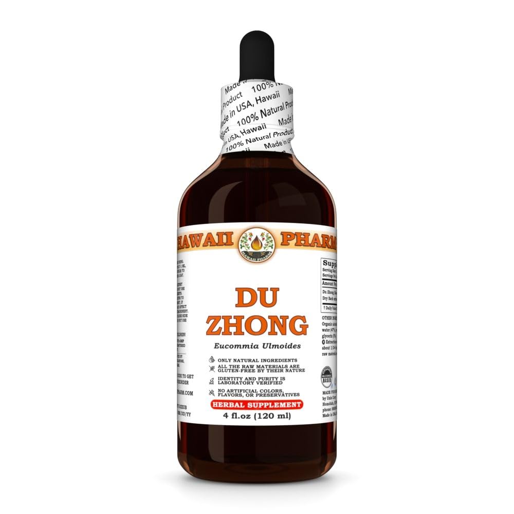 Hawaii Pharm Du Zhong (Eucommia ulmoides) Bark Liquid Extract