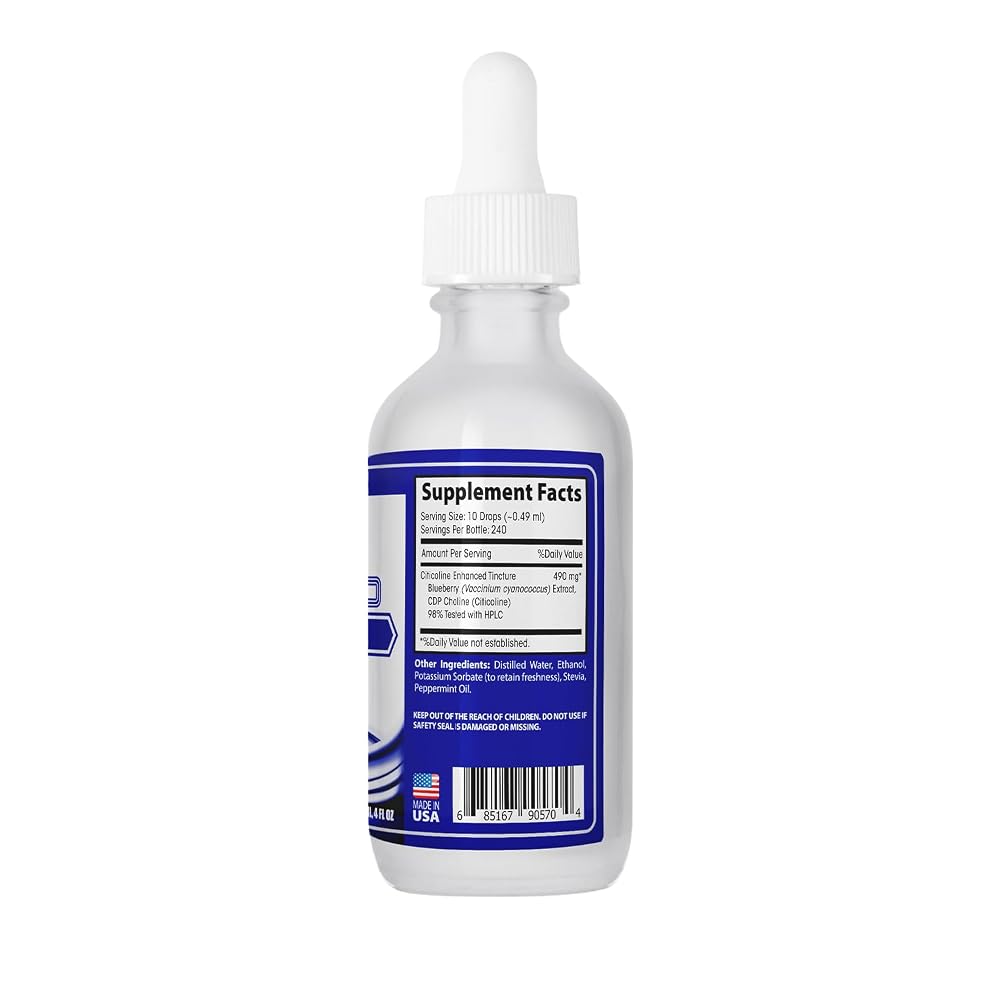 ABCOCID Citicoline Liquid Drops 490 mg - 4 Fl Oz - image 9