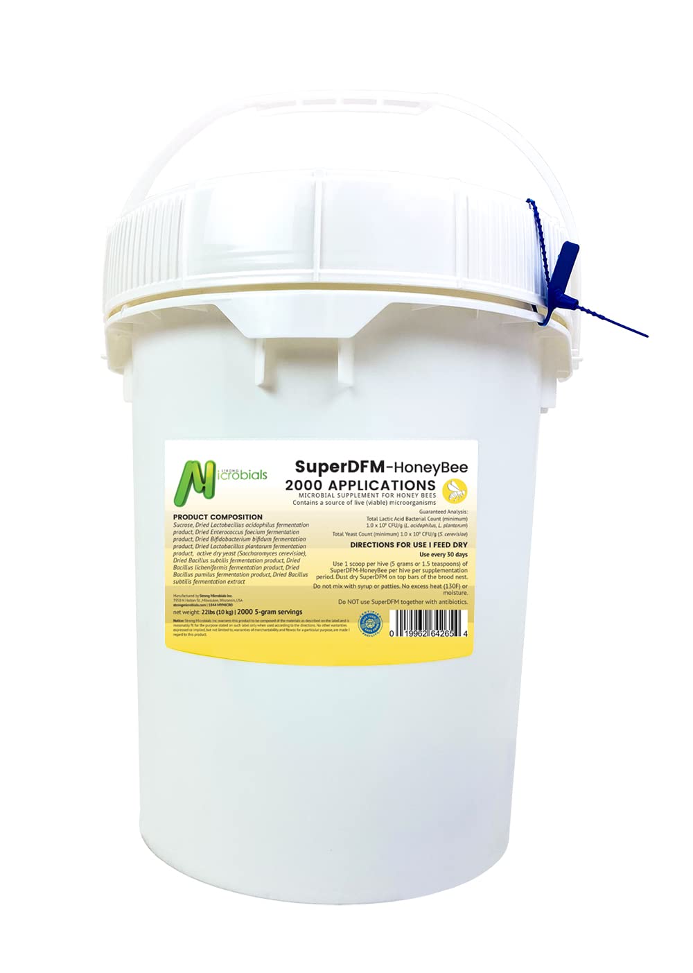 SuperDFM Honeybee Probiotic Supplement - 2,000 Applications