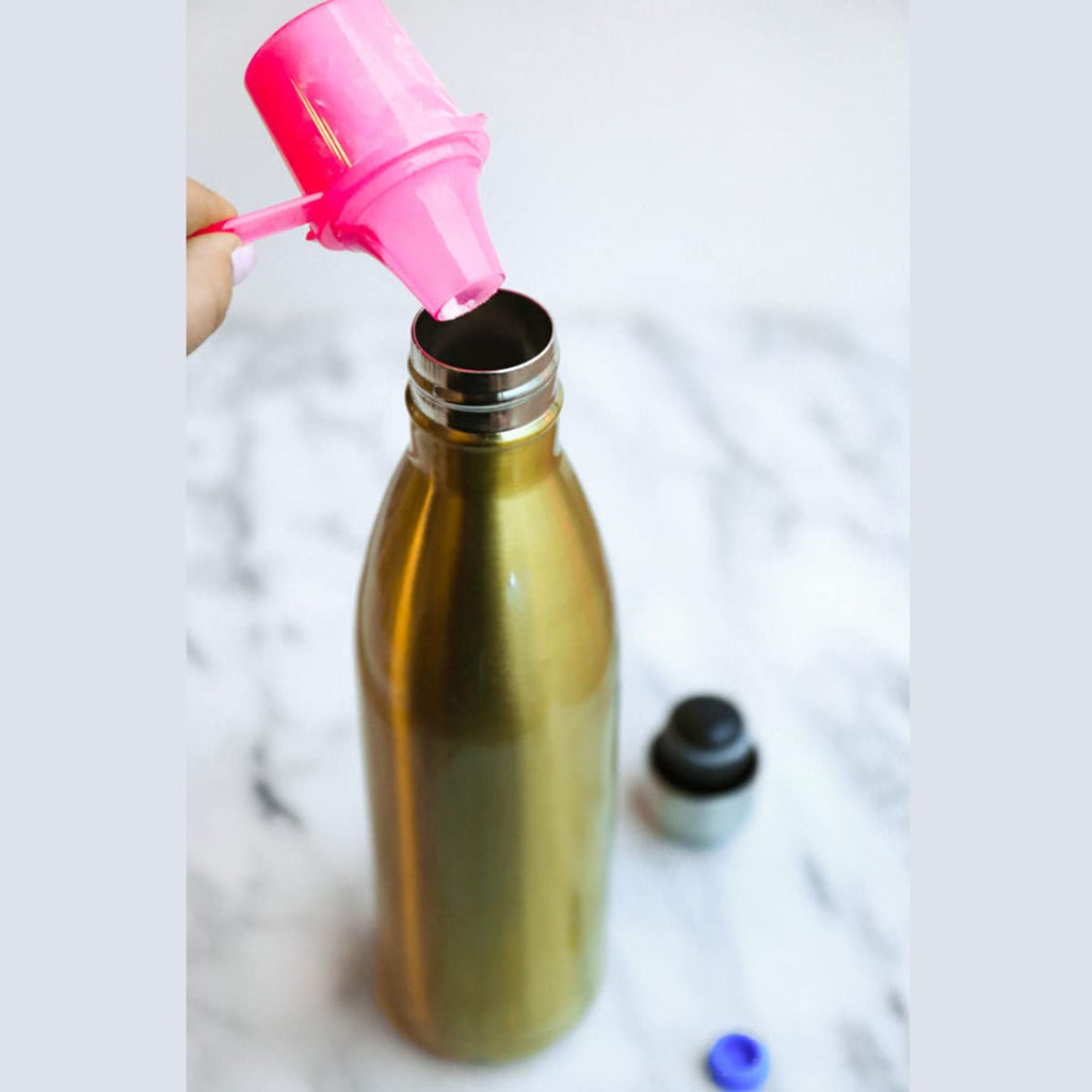 The Scoopie Plastic Short Handle Scoop with Attached Funnel