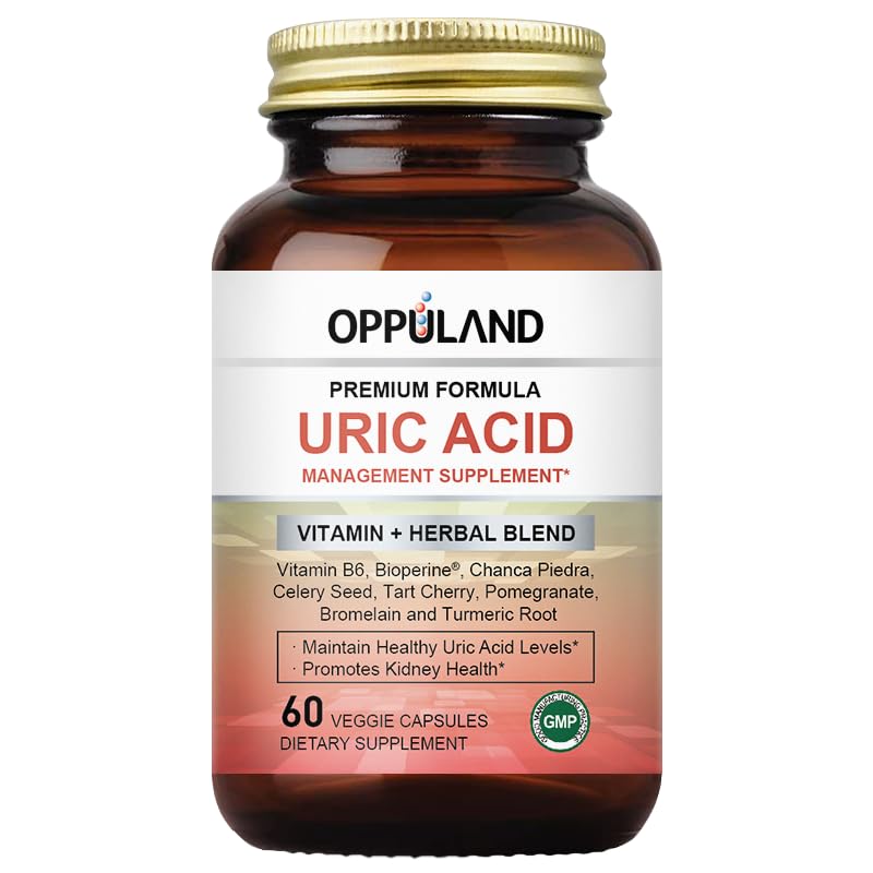 oppuland Uric Acid Detox - 60 Vegetarian Capsules