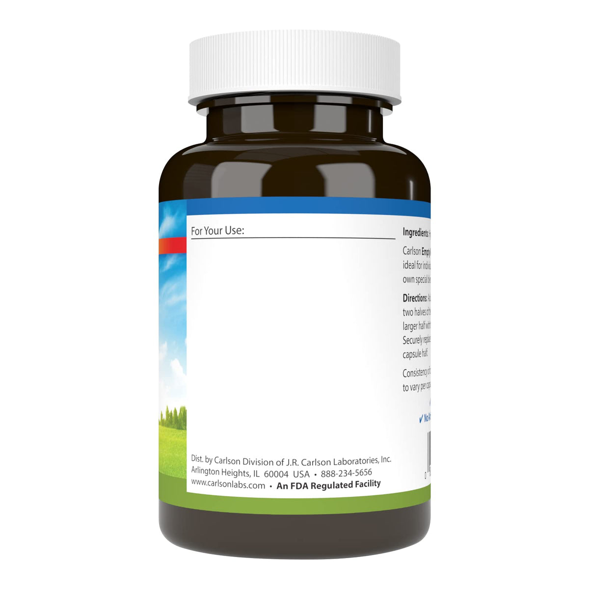 Carlson - Empty Vegetarian #1 Medium-Small Capsules - image 2