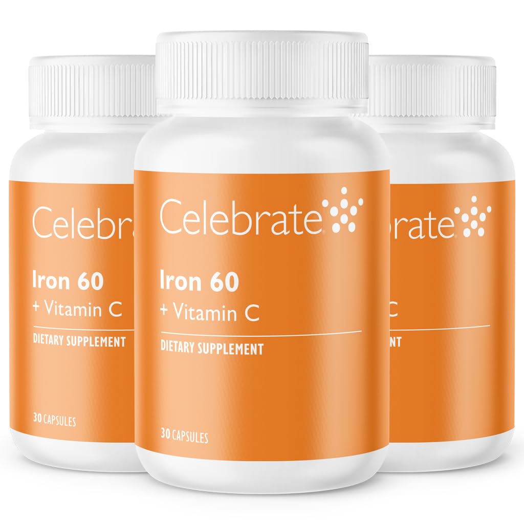 Celebrate Bariatric Iron with Vitamin C 60mg - 90 Capsules