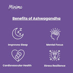 Minimo Nutrition Organic Ashwagandha 1300mg - 60 Capsules - image 4