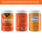 CAVU Sunfiber Soluble Prebiotic Fiber, Tasteless, Low-FODMAP