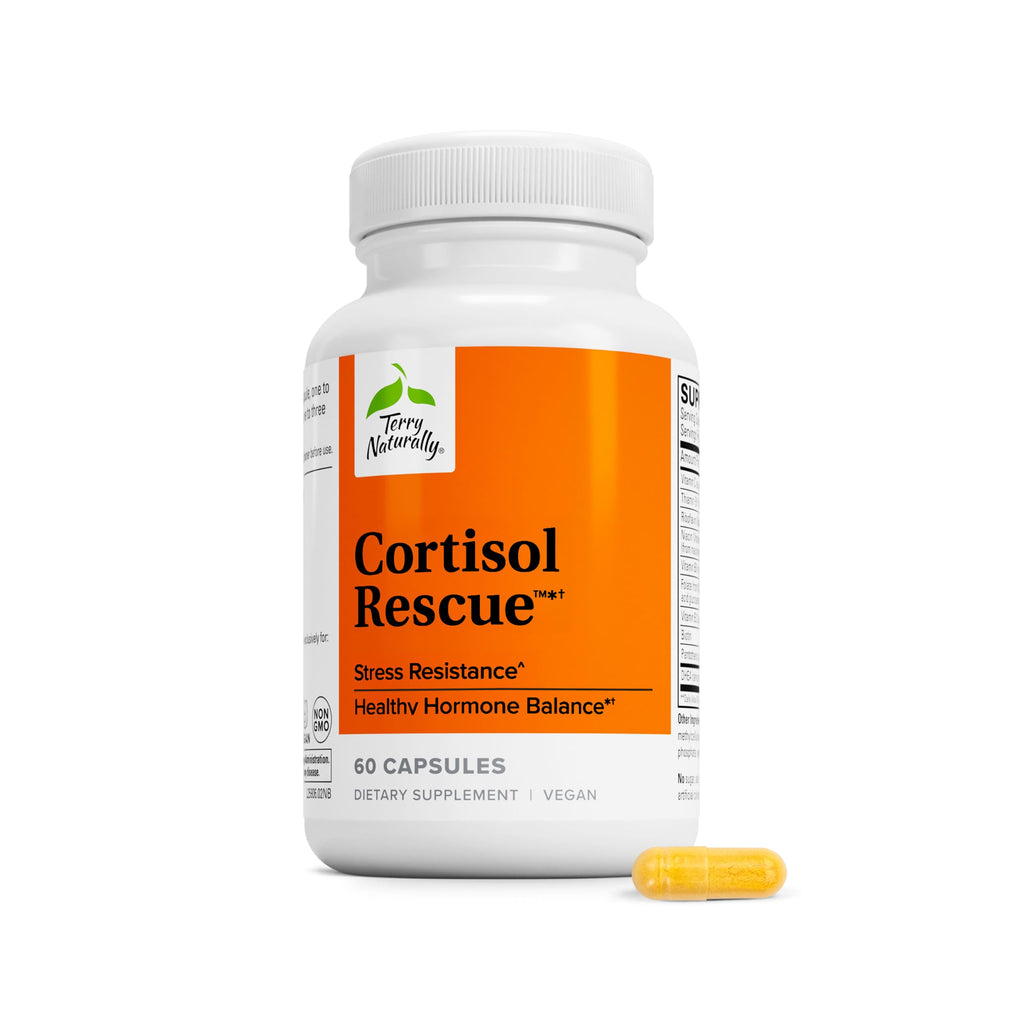 Terry Naturally Cortisol Rescue Stress & Cortisol Balance - 60 Capsules