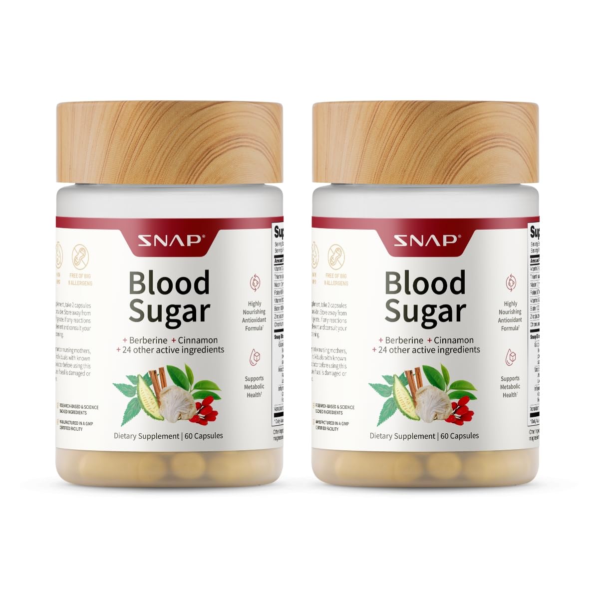 Snap Supplements Blood Sugar Blend - Support Healthy Blood Sugar