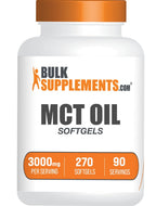 BulkSupplements MCT Oil Softgels 3000mg - 270 Count