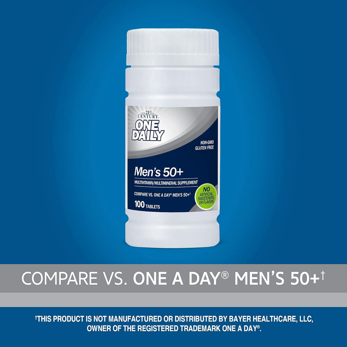 21st Century Men's 50+ One Daily Multivitamin - 300 Tablets - image 4