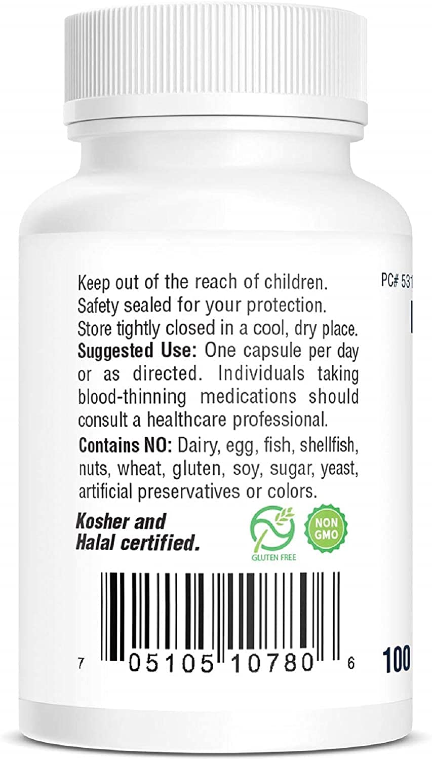 Bio-Tech Pharmacal MK-7 Vitamin K2 150 mcg - 100 Vegetarian Capsules - image 3
